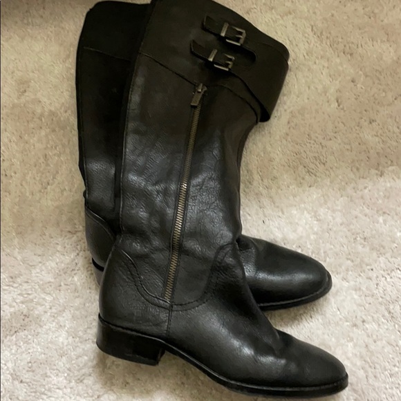 Arturo Chiang Black leather boots - Picture 6 of 11